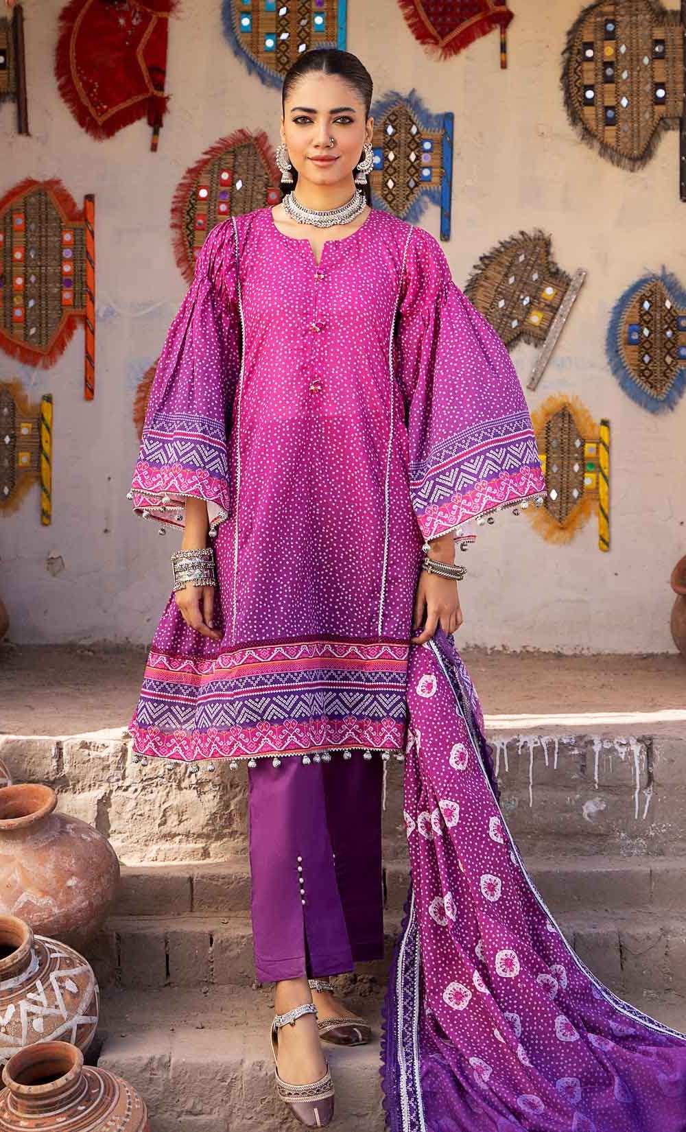 Monsoon Chunri 3-Piece Unstitched Lawn-MSH-24-10