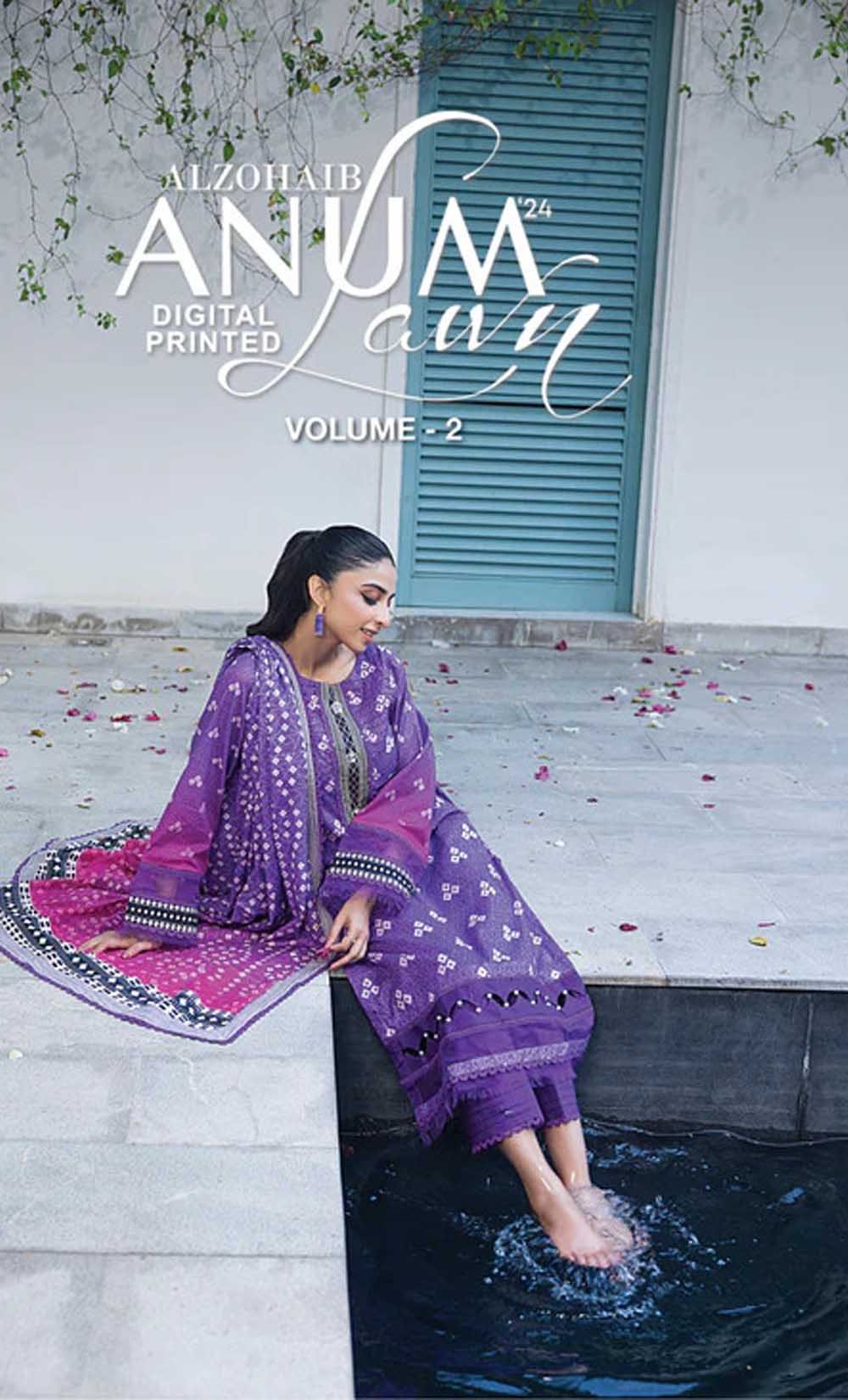 Anum Digital Print Lawn Vol-2-24
